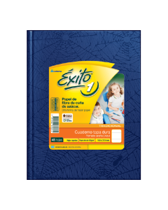 CUADERNO EXITO TAPA DURA Nº1 AZUL X 48 HOJAS RAYADAS