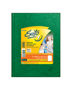 CUADERNO EXITO TAPA DURA Nº1 VERDE X 48 HOJAS RAYADAS