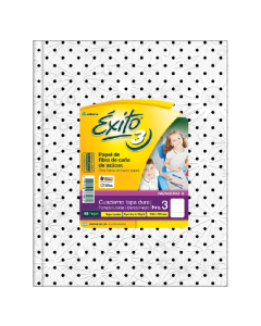 CUADERNO EXITO TAPA DURA Nº3 BLANCO X 48 HOJAS