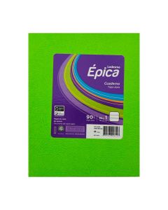 CUADERNO GLORIA/EPIC ARAÑA AMARILLO x 48 HOJAS RAYADAS