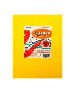 CUADERNO GLORIA/EPIC AMARILLO Nº3 X 48 HOJAS RAYADAS