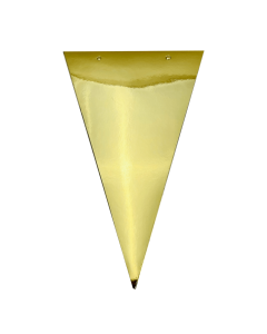 BANDERIN HOLOGRAFICO-METALIZADO DORADO 
