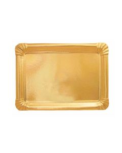 BANDEJA CARTON DORADO 3/4 KG.