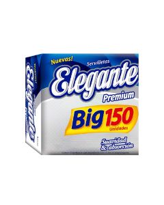SERVILLETAS ELEGANTE X 150 U.