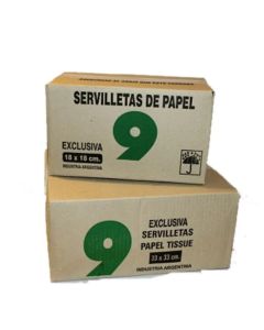 SERVILLETAS EXCLUSIVAS 18 X 18 CM. 