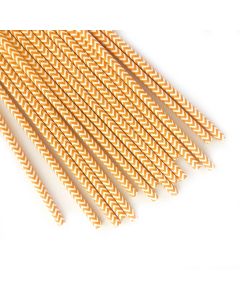 SORBETE POLIPAPEL ZIG ZAG NARANJA x 25 U.