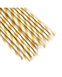 SORBETE POLIPAPEL OCRE RAYADO x 25 U.