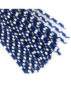 SORBETE POLIPAPEL AZUL LUNARES x 25 U.