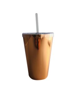 VASO HOLOGRAFICO DORADO
