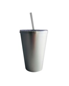 VASO HOLOGRAFICO PLATEADO