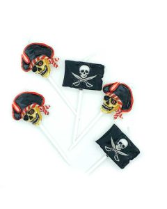 VELA FORMA PIRATAS X 5 U.
