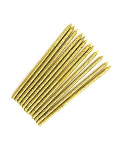 VELA FINITA GIBRE DORADO X 12 UNI