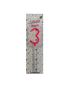 VELA ESTRELLITA ROSA N°3