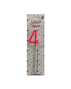 VELA ESTRELLITA ROSA N°4