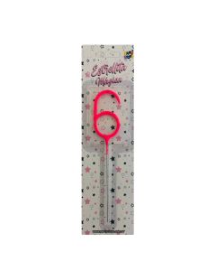 VELA ESTRELLITA ROSA N°6