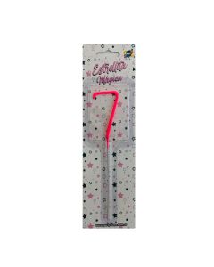 VELA ESTRELLITA ROSA N°7