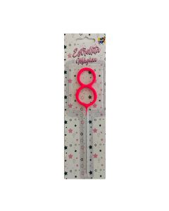 VELA ESTRELLITA ROSA N°8