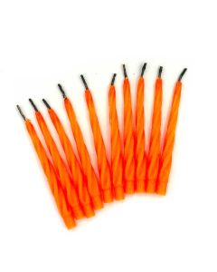 VELON CHICO NARANJA FLUO X 10 U.