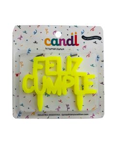 VELA CARTEL FELIZ CUMPLE