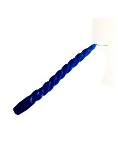 VELA TORNEADA  AZUL 