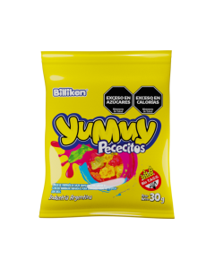 GOMA YUMMY PECECITOS 30 GRS X 12 UNI.