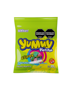 GOMA YUMMY PIECITOS 30 GRS X 12 UNI.