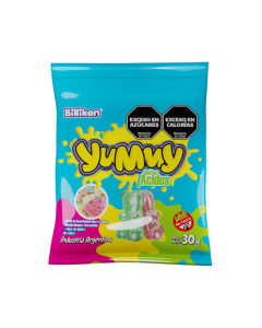 GOMA YUMMY OSITOS ACIDOS 30 GRS X 12 UNI.
