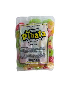 GOMITA PIÑATA ANILLOS X 700 GR.