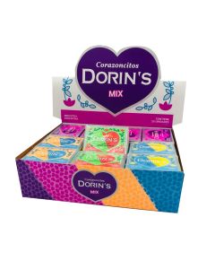 PASTILLAS CAJA CORAZON MIX X 16 UNI.