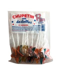 CHUPETIN CON DESTELLOS X 325 GRS.