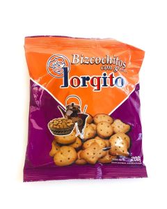 BIZCOCHOS JORGITO CON GRASA 200 GR.