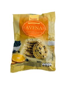 GALLETITAS DULCES AVENA, NARANJA, ARANDANOS Y PASAS DE UVA