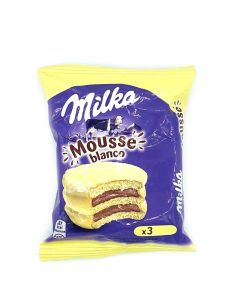 ALFAJOR TRIPLE MILKA MOUSSE CHOCOLATE BLANCO