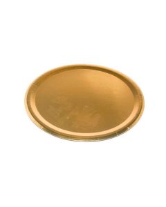 PLATO CARTON DORADO 26 CM.