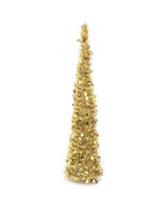 ARBOL PLEGABLE DORADO 120 CM.