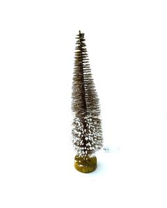 ÁRBOL ALAMBRE DEGRADE DORADO CON LUZ 50 CM.