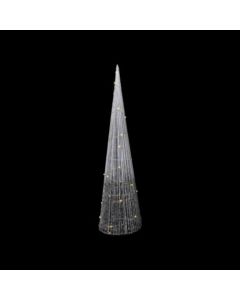 CONO DE HILO CON LUZ 40 CM. A PILA