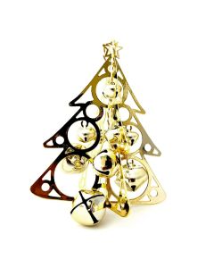 COLGANTE ARBOL METAL DORADO CON CASACABEL