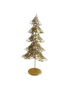 ARBOL ACHINADO ALAMBRE  DORADO