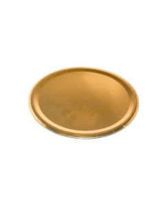 PLATO CARTON DORADO 24 CM.