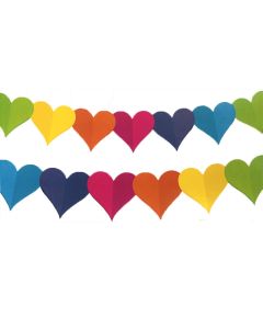 GUIRNALDA CORAZON MULTICOLOR