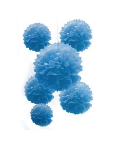 POMPON CELESTE 40 CM.