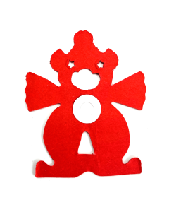 GUIRNALDA PAYASITO ROJO X 1 UNI.