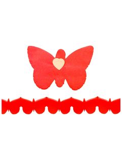MARIPOSA ROJA MEDIANA