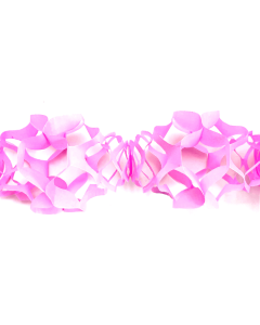 GUIRNALDA REDONDA LABIADA ROSA X 2 UNI.