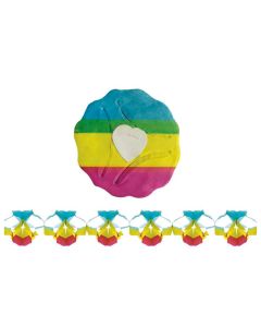 GUIRNALDA REDONDA MULTICOLOR X 3 UNI.