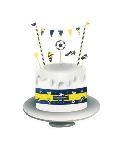 DECORACION PARA TORTA FUTBOL BOCA