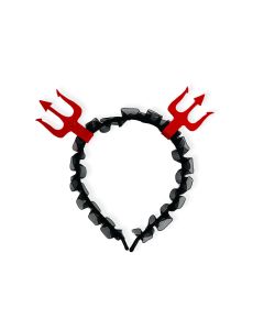 VINCHA TRIDENTE DE DIABLO