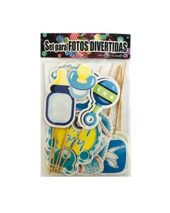 SET PARA FOTOS DIVERTIDAS BABY SHOWER VARON