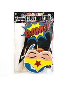 SET PARA FOTOS DIVERTIDAS SUPER HEROE